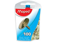 Punaises Maped messing 100 stuks