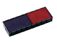 Stempelkussen Colop E/12/2 blauw en rood