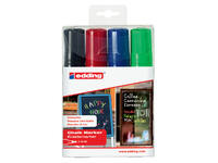 Krijtstift edding 4090 window schuin 4-15mm assorti etui à 4 stuks