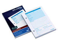 Gespreksnotitieblok Djois Atlanta A6 100 vel wit