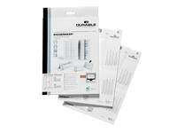 Badgekaart Durable 1420 bedrukbaar A6 80 stuks