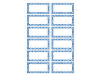 Etiket HERMA 3742 keuken blauw
