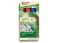 Viltstift edding 21 EcoLine rond assorti 1.5-3mm doos à 4st