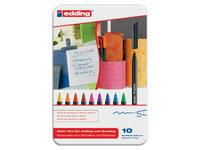 Fineliner edding 1200 fijn assorti blik à 10 stuks