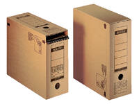 Archiefdoos met deksel Leitz Premium 120x275x325mm natuurbruin
