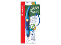 Rollerpen STABILO Easyoriginal linkshandig licht/donkerblauw blister