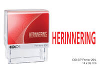 Tekststempel Colop Printer 20/L herinnering