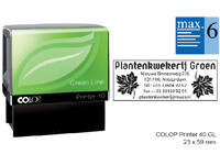Tekststempel Colop Printer 40 Green Line personaliseerbaar