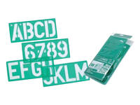 Lettersjabloon Linex hoofletters/letters/cijfers 100mm