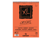 Schetspapier Canson XL Sketch 120vel 90gr A3 ivoorwit