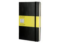 Notitieboek Moleskine large 130x210mm ruit 5x5 hard cover zwart