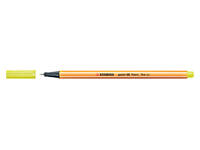 Fineliner STABILO point 88/024 fijn neon geel