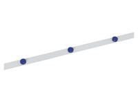 Metaalband MAUL 1mx35mm zelfklevend knipbaar wit + 3 magneten
