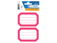 Etiket HERMA 5712 82x55mm schrift rode rand 12 stuks