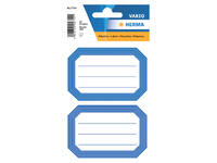 Etiket HERMA 5714 82x55mm schrift blauwe rand 12 stuks