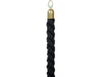 Afzetkoord Securit 150cm zwart met goudkleurige knop