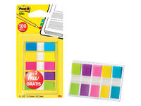 Indextabs Post-it 6835 11.9x43.1mm 3+2 gratis assorti 100 tabs
