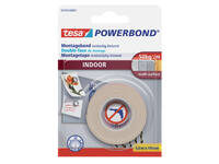 Dubbelzijdig montagetape tesa® Powerbond Indoor 1,5mx19mm wit
