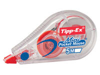 Correctietape Tipp-Ex mini pocket mouse 5mmx6m display à 30 +10 gratis