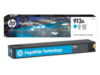 Inktcartridge HP F6T77AE 913A blauw