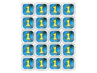 Consumptie breekmunten Combicraft 200 stuks blauw