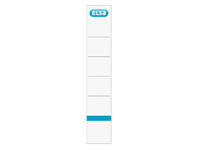 Rugetiket Elba smal 34x190mm zelfklevend wit/blauw 10 stuks
