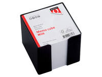 Memokubus Quantore 10x10x9cm zwart met 900vel