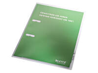 Insteekmap L-model Leitz Premium copy safe 0.17mm PP A4 transparant 100 stuks