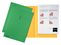Vouwmap Esselte A4 manilla 180gr groen