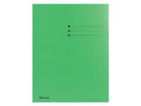 Vouwmap Esselte A4 met overslag manilla 180gr groen