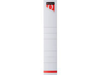 Rugetiket Quantore smal 34x190mm zelfklevend wit 10 stuks