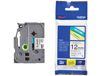 Labeltape Brother P-touch TZe-231 standaard 12mm zwart op wit