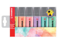 Markeerstift STABILO BOSS Original 70/6 pastel assorti etui à 6 stuks