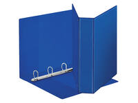 Presentatieringband Esselte panorama A4 4-rings D-mechaniek 30mm PP blauw