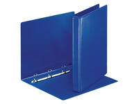 Presentatieringband Esselte Essentials panorama A4 4-rings D-mechaniek 25mm blauw