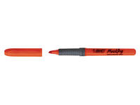 Markeerstift Bic brite liner grip oranje