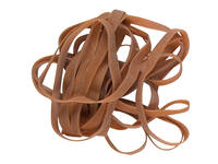 Elastiek Standard Rubber Bands 64 90x5mm 100gr 85 stuks bruin