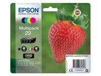 Inktcartridge Epson 29 T2986 zwart + 3 kleuren