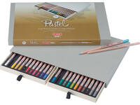 Pastelpotlood Bruynzeel Design met luxe bewaardoos assorti 24 stuks