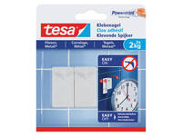 Klevende Spijker tesa® tegels & metaal 2kg wit 2 stuks