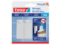 Klevende Spijker tesa® tegels & metaal 3kg wit 2 stuks