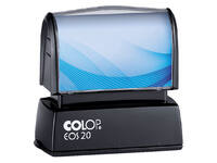 Tekststempel Colop EOS 20 flashtechnologie met stempelplaat