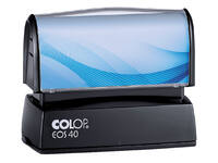 Tekststempel Colop EOS 40 flashtechnologie met stempelplaat