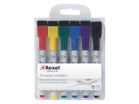 Whiteboardmarker Nobo mini assorti 6 stuks