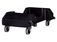 Onderstel Rubbermaid Slim Jim zwart