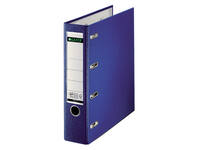 Giro-bank ordner Leitz A4 met dubbele mechaniek 80mm PP blauw