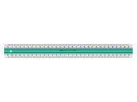 Liniaal Linex super S30 30cm transparant