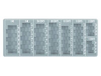 Muntinzetbak Pavo 275x110x20mm grijs