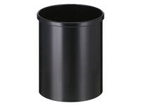 Papierbak Vepabins rond Ø25.5cm 15 liter zwart