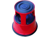 Opstapkruk Desq 420mm metaal rood